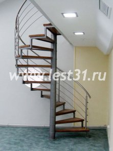 Лестница на металлокаркасе 01 Лестница на металлокаркасе 01