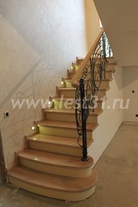 Лестница с ковкой 23-07 Лестница с ковкой 23-07