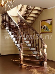 Винтовая лестница из дуба 32-12
